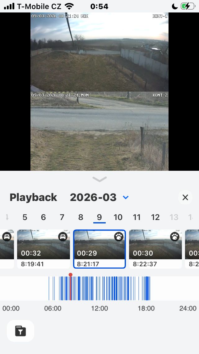 Mobilní aplikace Reolink - vzdálený přístup ke kamerám